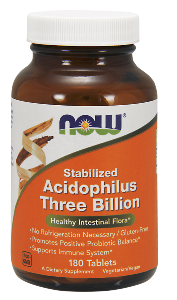 Each batch of stabilized acidophilus contains the hardiest strains of this important probiotic.